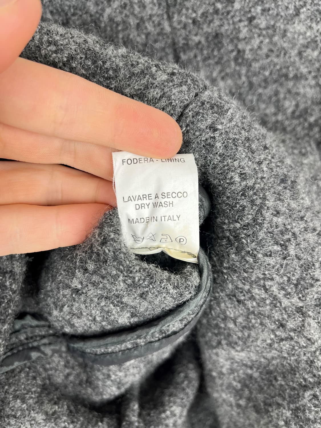 Vintage (maede in Italy) 울 셔츠 자켓  상품이미지9