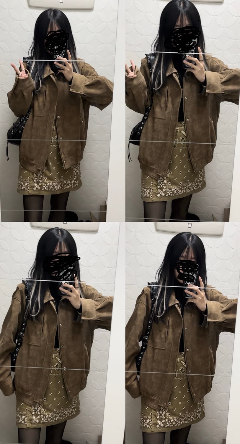 히스테릭글래머 페이즐리 랩 스커트 치마 상품이미지8