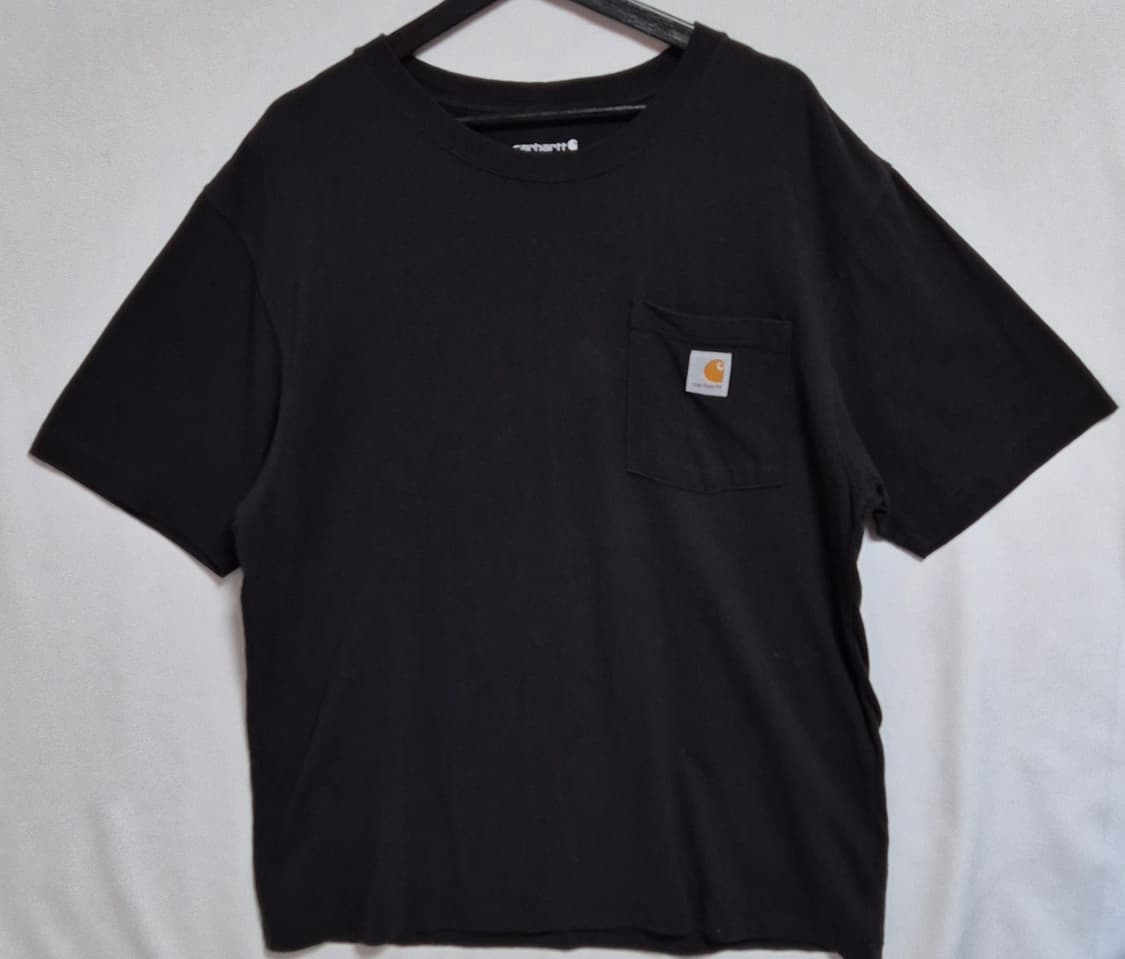 M ) 칼하트 블랙 루즈핏 포켓 반팔티 상품이미지1