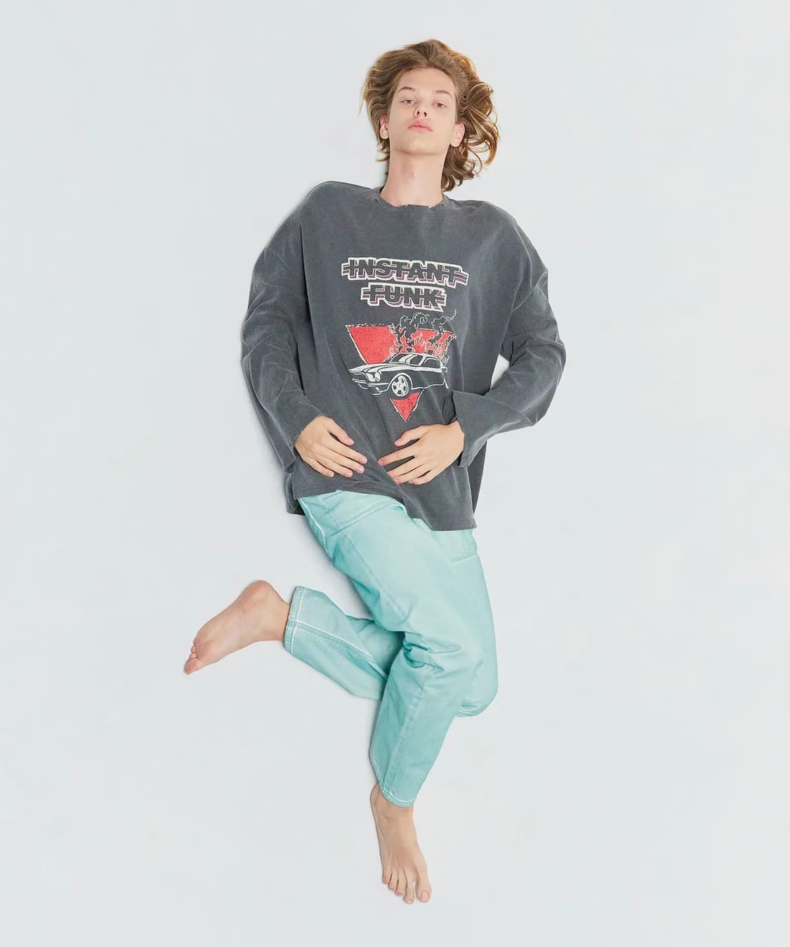 인스턴트펑크 레트로 그래픽 롱슬리브 상품이미지8