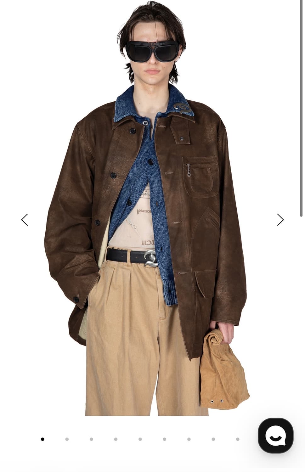 다이리쿠 DAIRIKU Artificial Leather 헌팅 자켓 상품이미지4