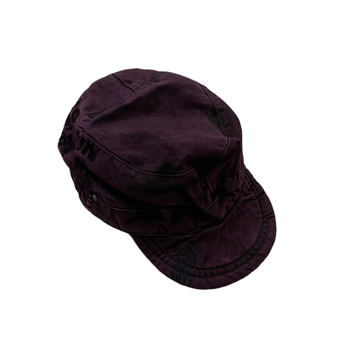 burgundy military cap  상품이미지1