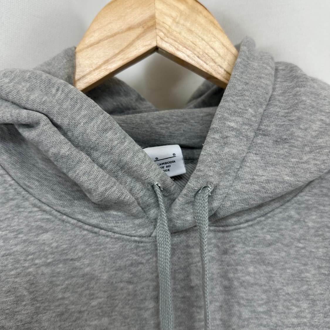   나이키 남자 면100% 후드티 그레이 L  EIW 상품이미지2
