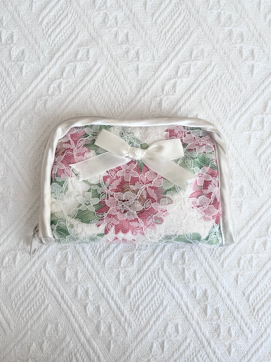 플라워 레이스 액세서리 보관 파우치  상품이미지1
