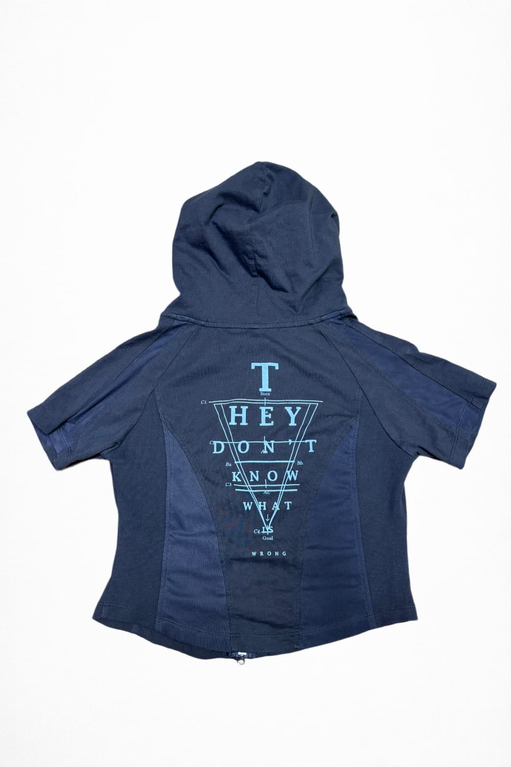 Brown Breath 크롭 반팔 후드집업 상품이미지2