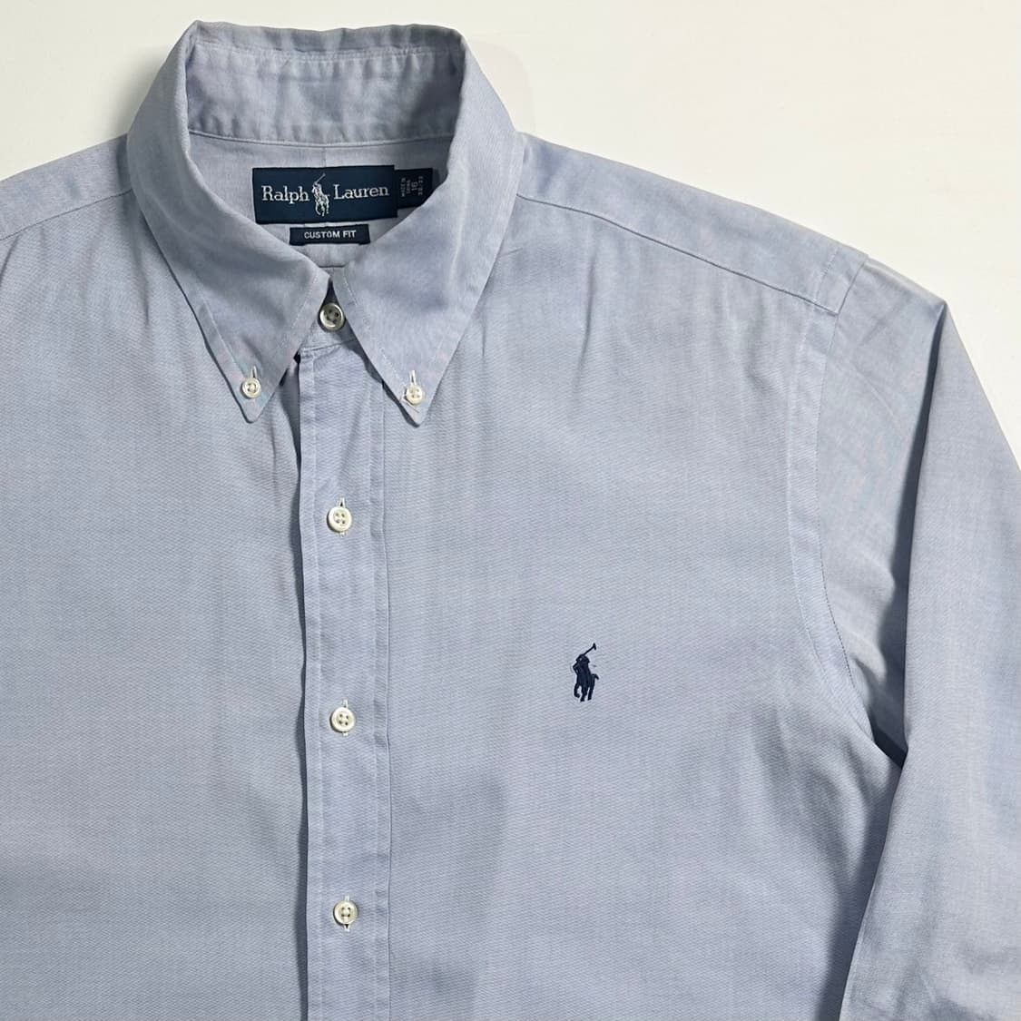  폴로 랄프로렌 소라색 포플린 셔츠 상품이미지4