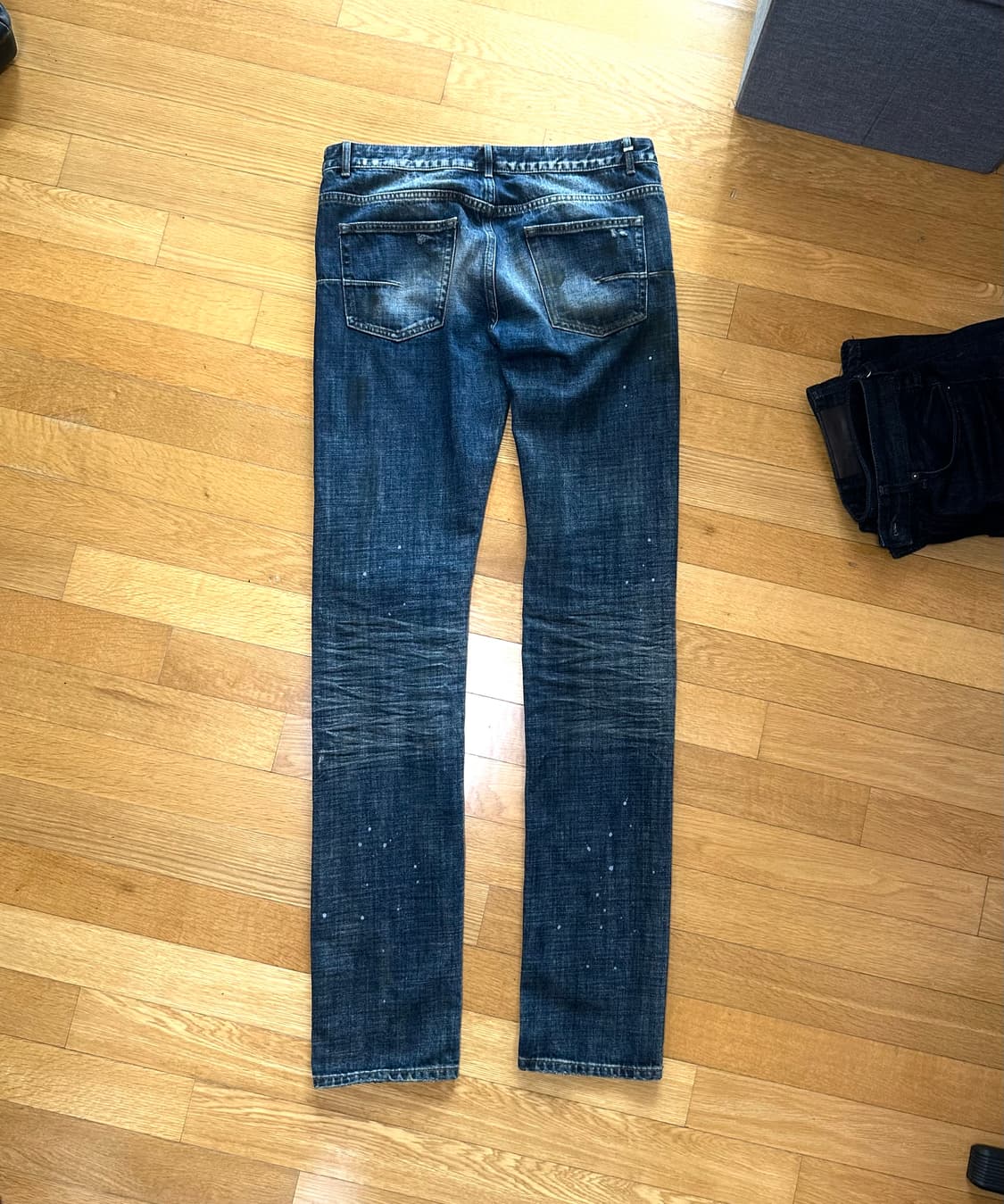 디올 옴므 11fw 더티 오일 워싱 진 상품이미지2