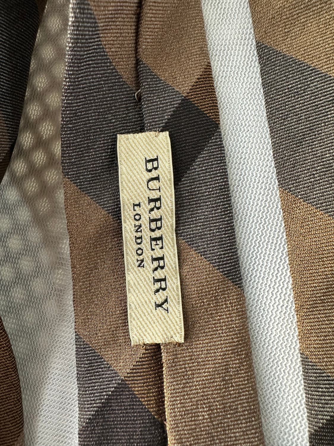 버버리 런던 체크 넥타이 상품이미지3