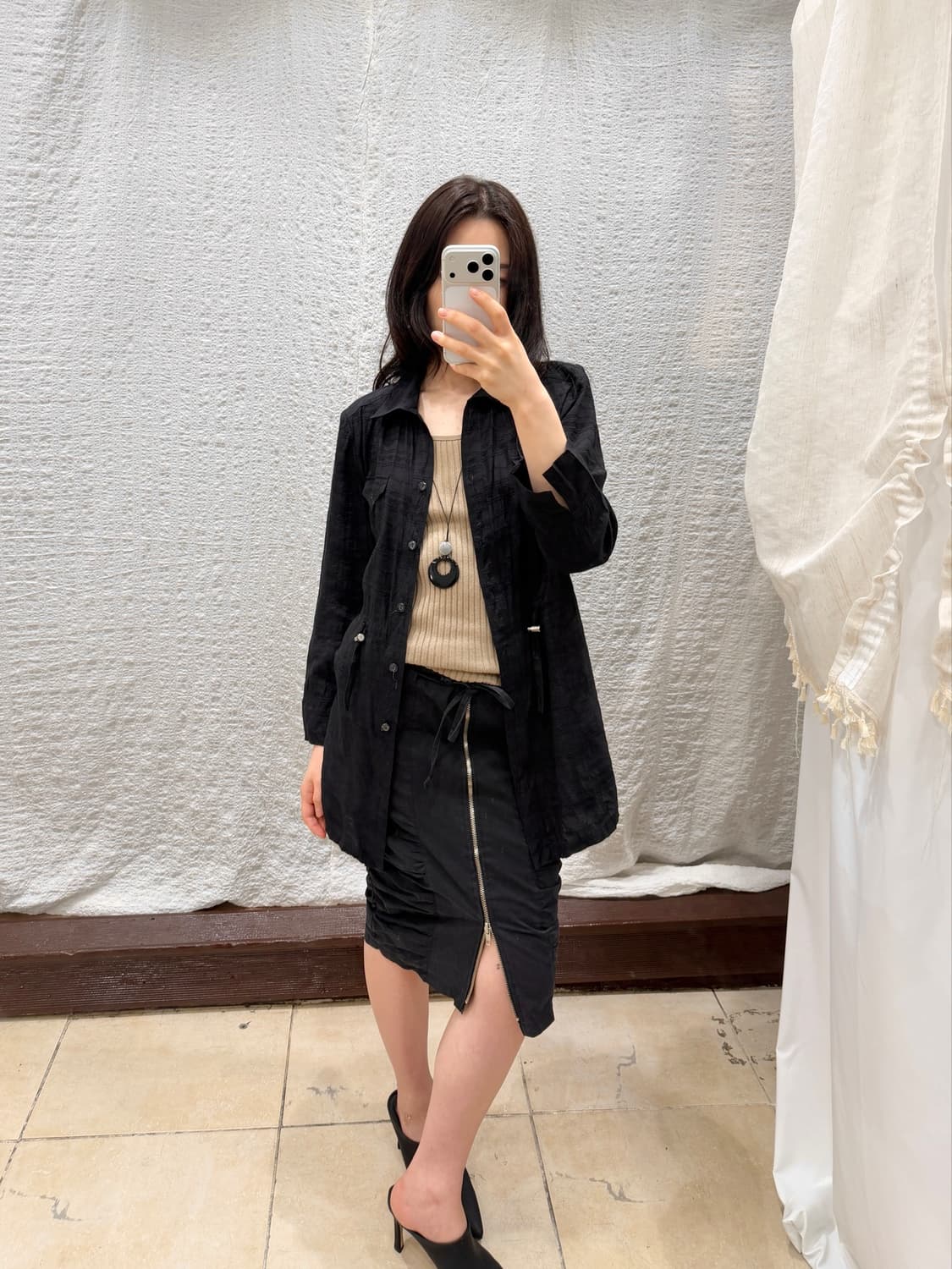 Noir Breeze Shirt Jacket 상품이미지6