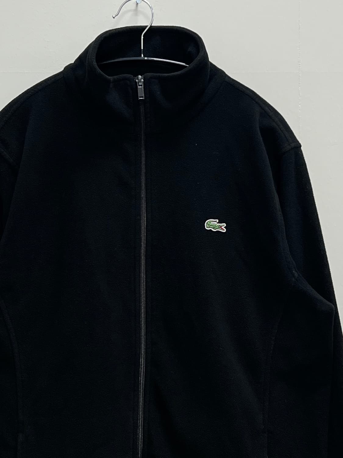 라코스테 스포츠 플리스 집업자켓 블랙 상품이미지3