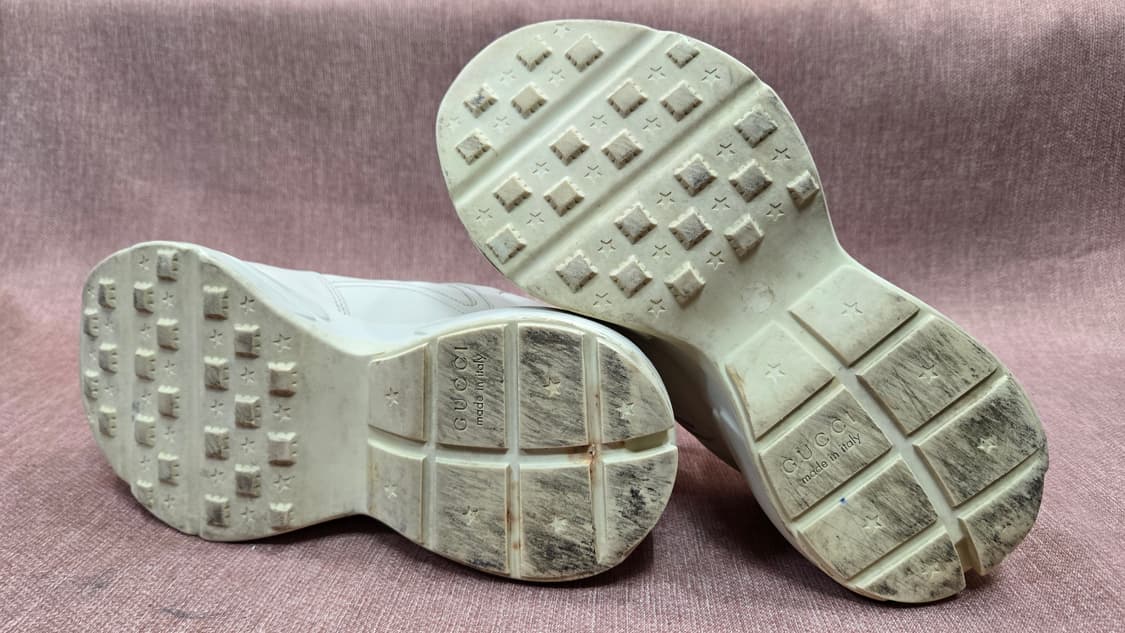 구찌 정품 245mm- 띠로고 라이톤 스니커즈 싸이즈5 상품이미지5