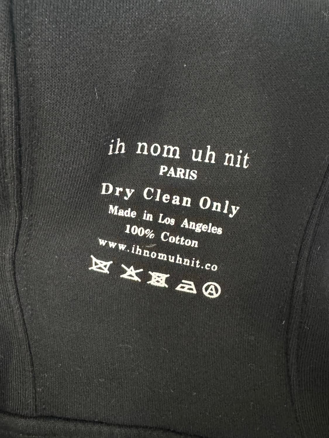 Ih nom uh nit 이놈어닛 일레븐 후드티 XL 상품이미지3