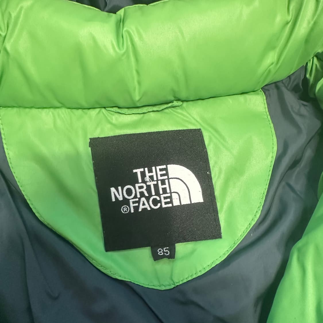 노스페이스 그린 패딩 상품이미지4