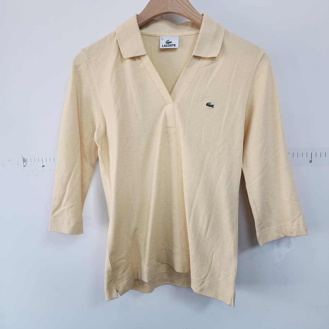 라코스테 7부 폴로 티셔츠 옐로우 상품이미지1