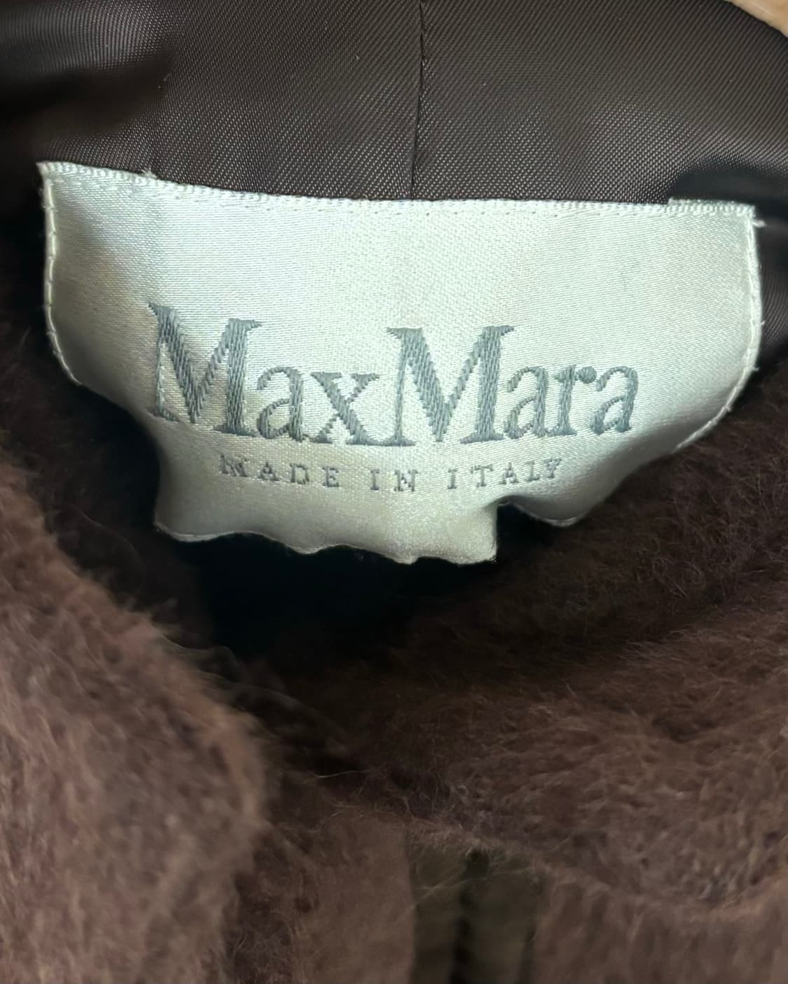 막스마라 알파카 울 벨티드 스탠드 칼라 롱 코트 상품이미지7