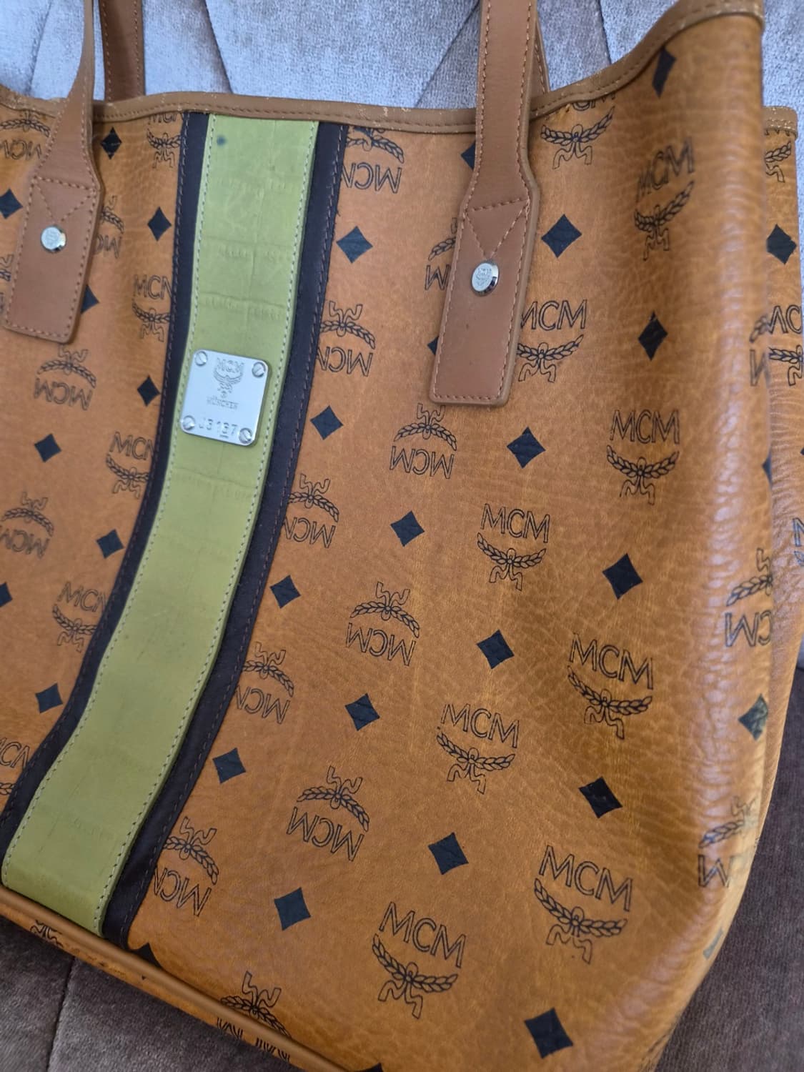 MCM 비세토스 로고 숄더백 쇼퍼백 상품이미지8