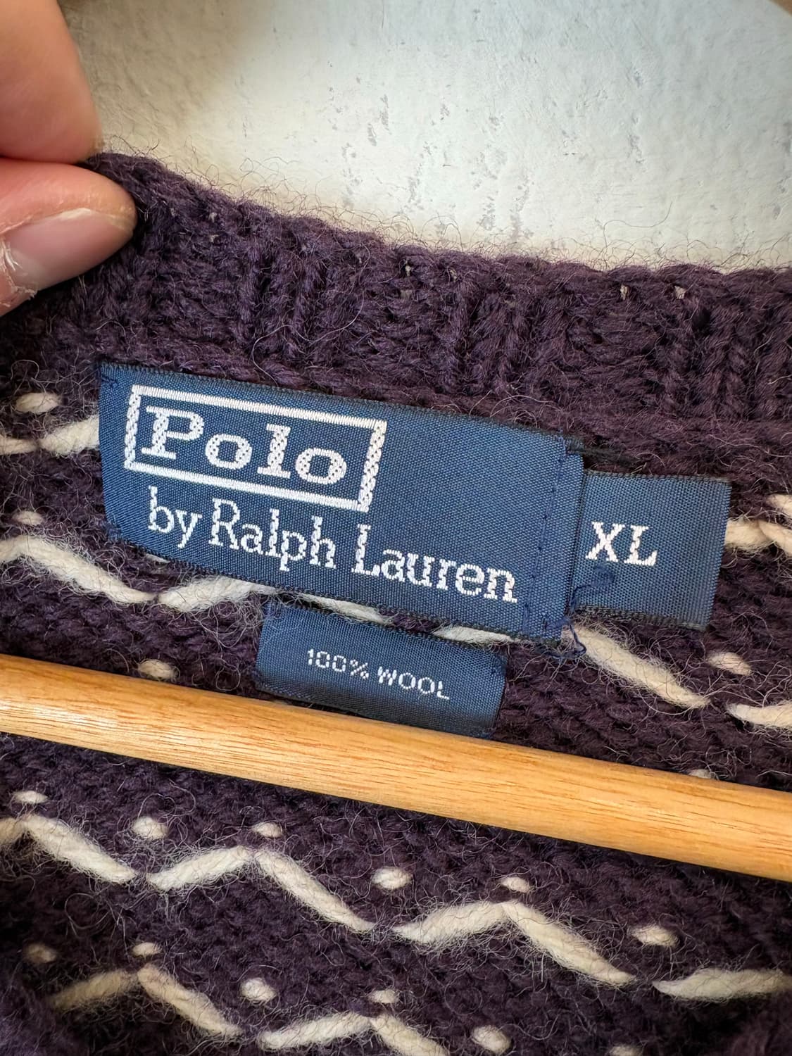 폴로랄프로렌 빈티지 노르딕패턴 울 니트 상품이미지7