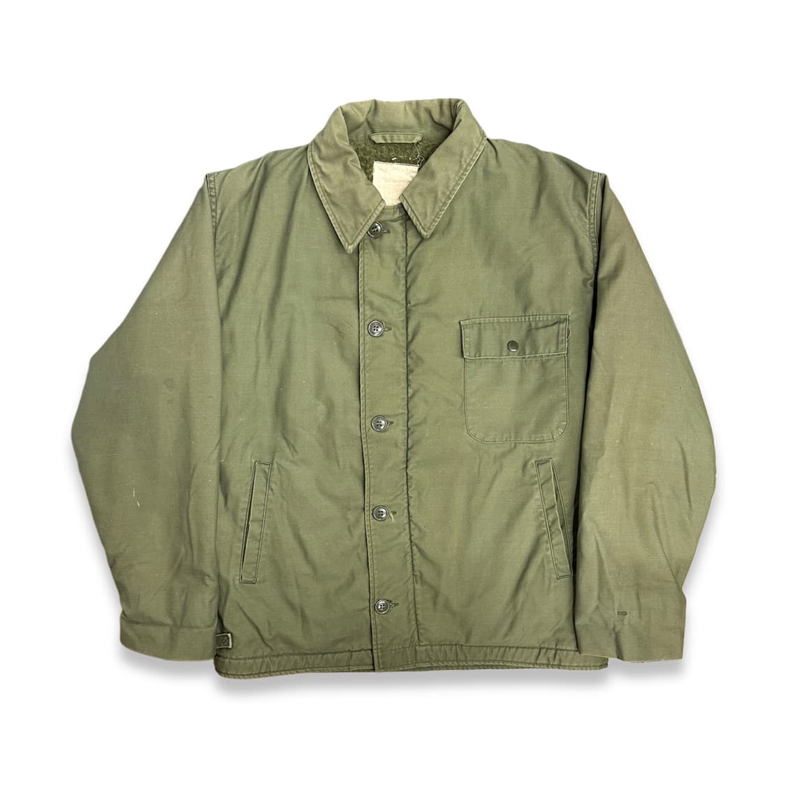 70s US Navy A-2 Deck Jacket L 상품이미지1