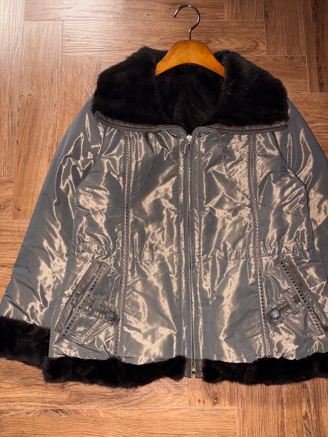 빈티지 글로시 밍크 퍼자켓 상품이미지6