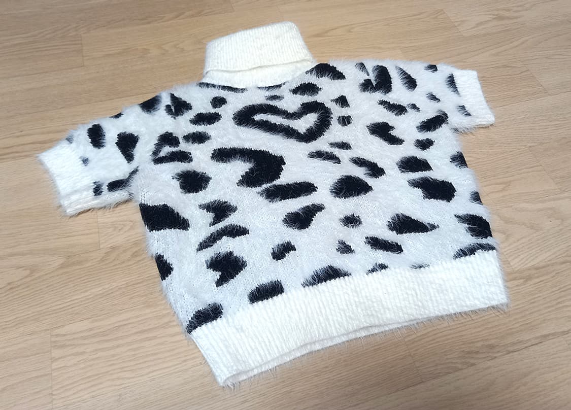 앙고라 크롭 니트 y2k 장원영 상품이미지3