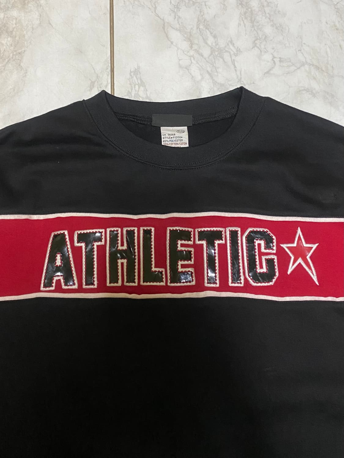 어슬레틱 로고 빈티지 맨투맨티셔츠 100 상품이미지2