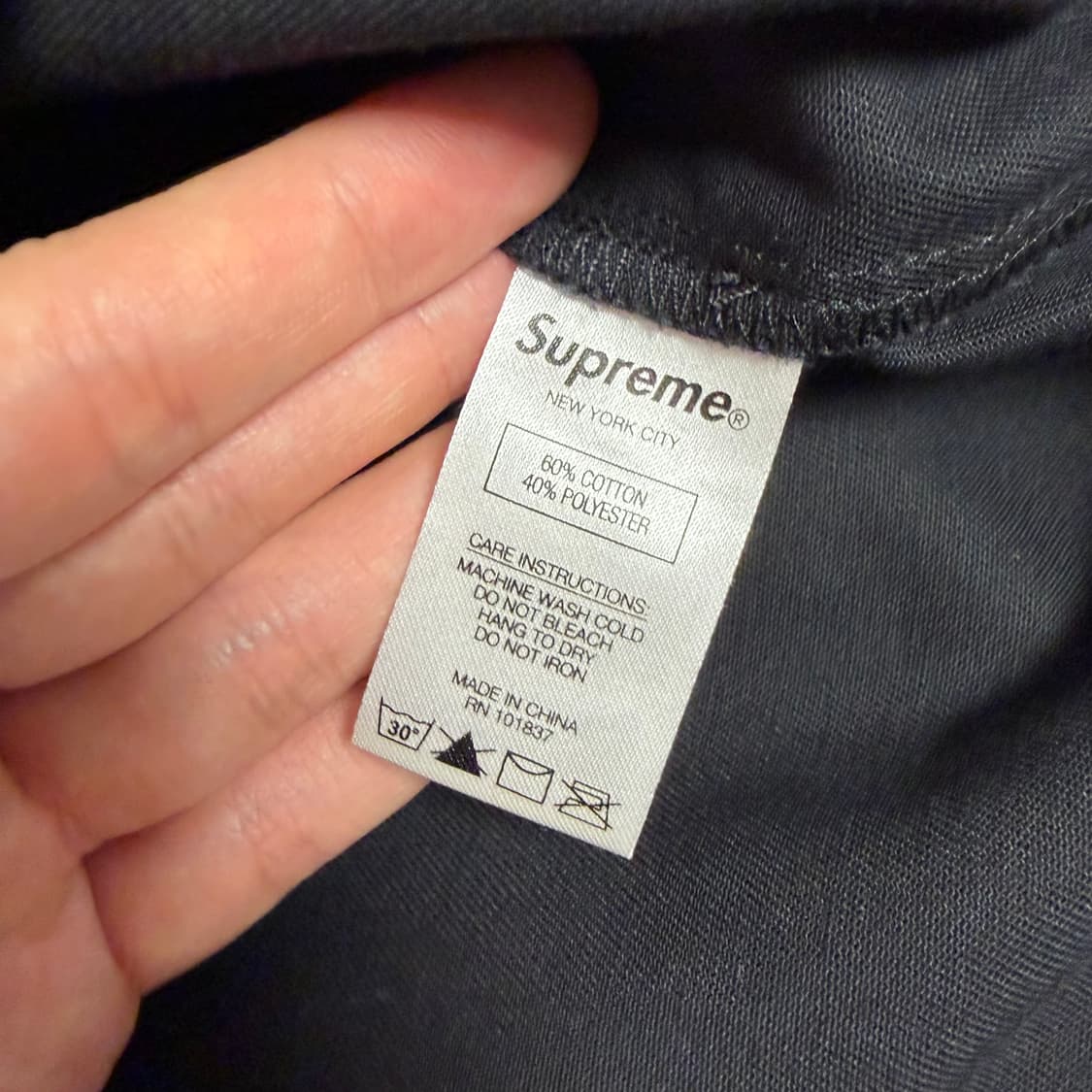 슈프림 20FW Supreme 스터드 패치 반팔 워크 셔츠 블랙 L 상품이미지9