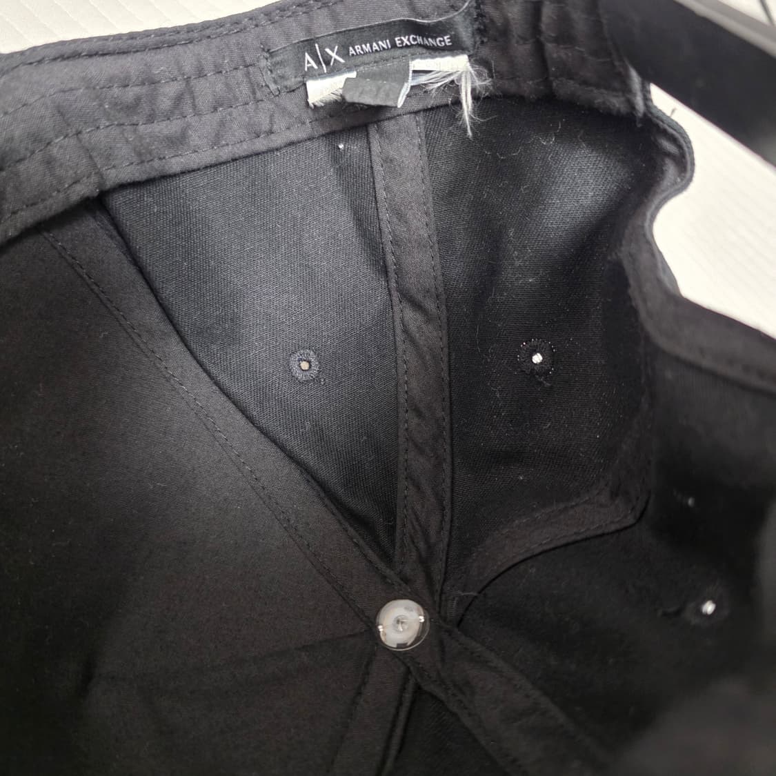 알마니 익스체인지 A/X 블랙 볼캡 상품이미지3