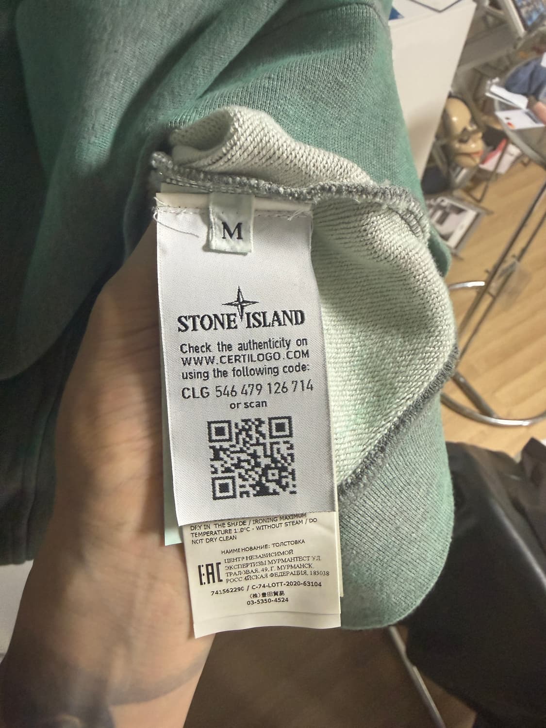 스톤아일랜드 더티워싱 m 상품이미지3