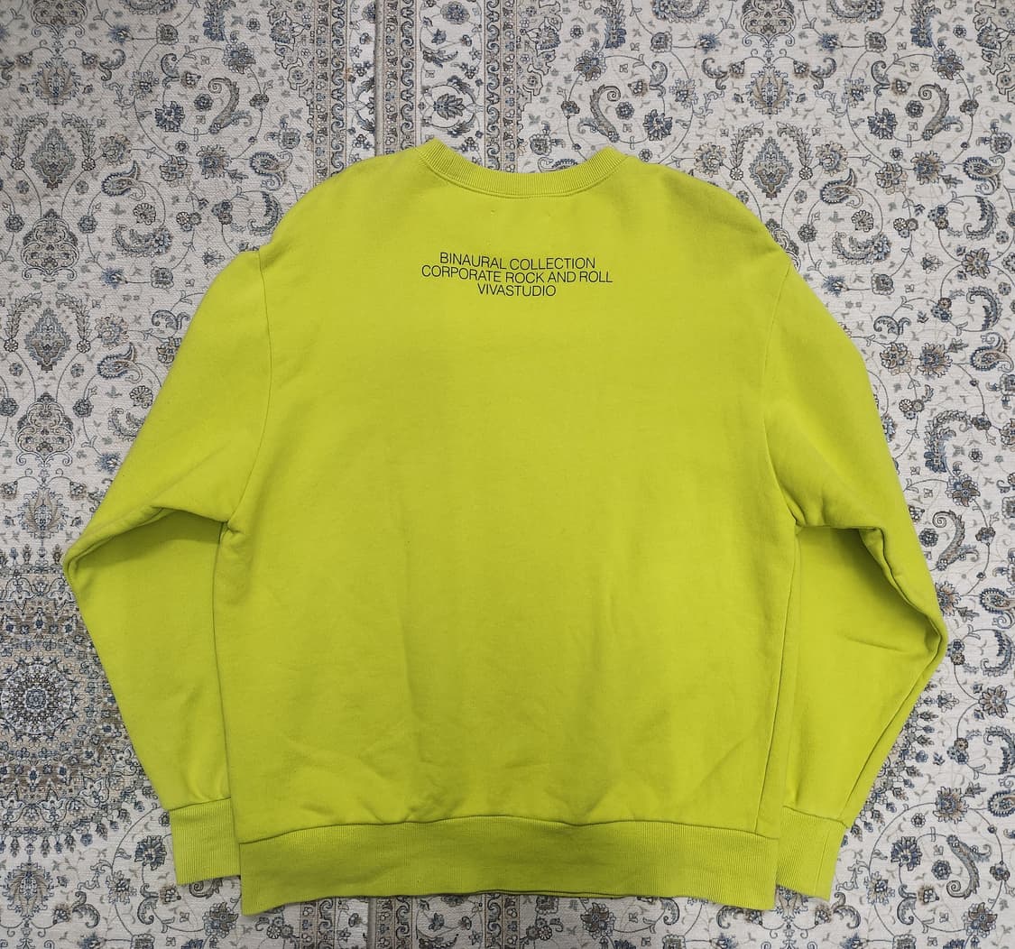 비바스튜디오 라임색 맨투맨 L 상품이미지2