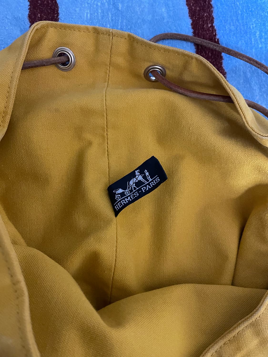 빈티지 에르메스 폴로숑 백팩 상품이미지4