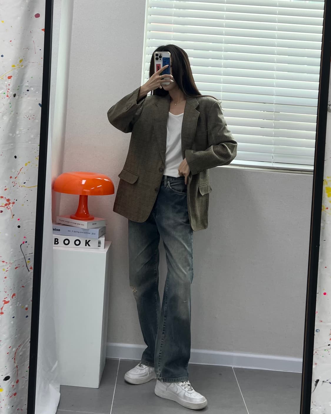 (M)빈티지 울 블레이져-M1434 상품이미지7