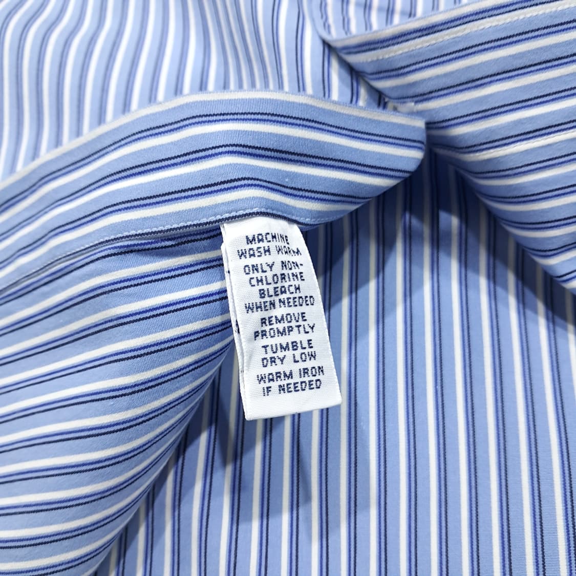 CL796 L 폴로 00s 블루 스트라이프 버튼다운 셔츠 남방 상품이미지5