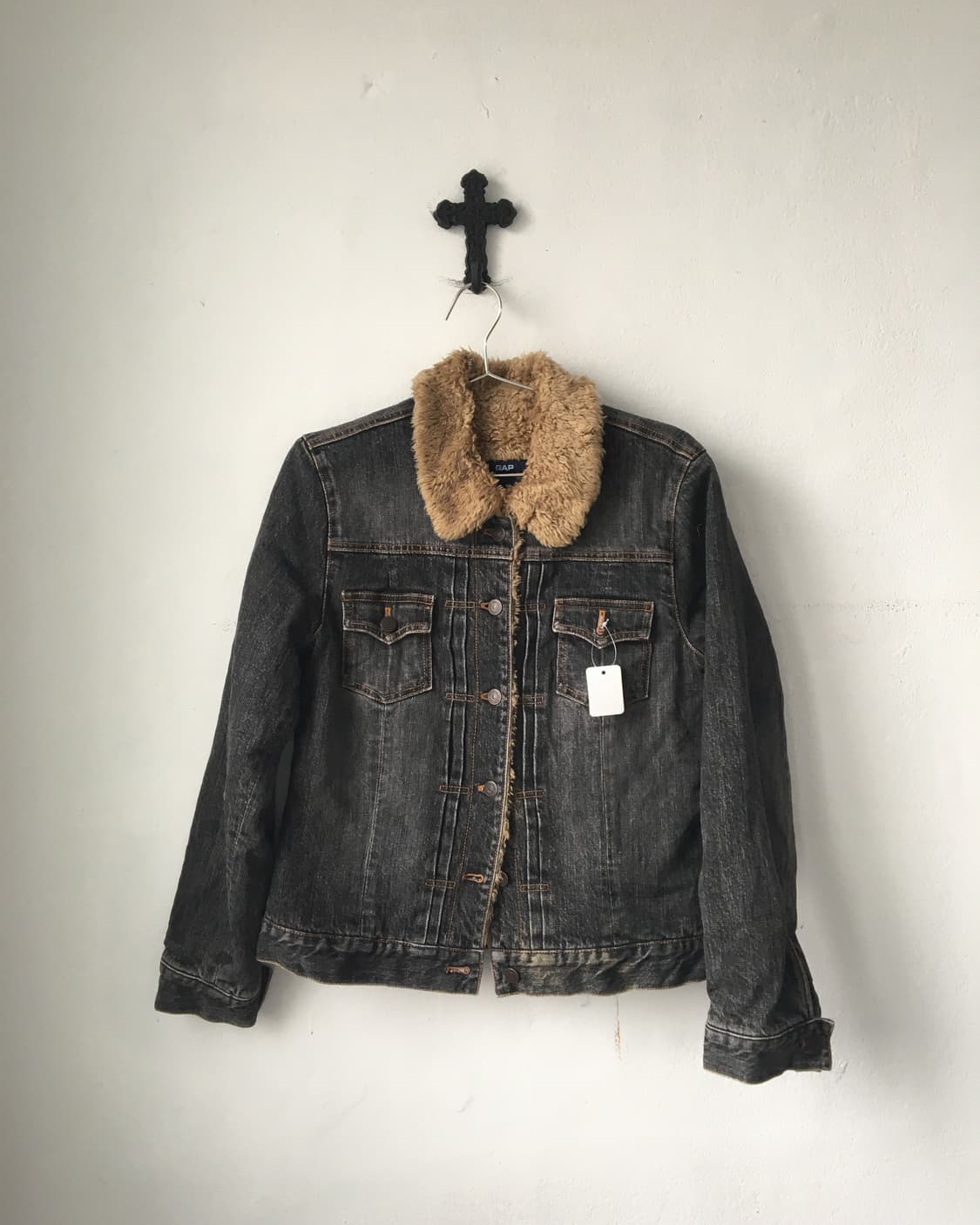 Gap fake fur point denim jacket 상품이미지2