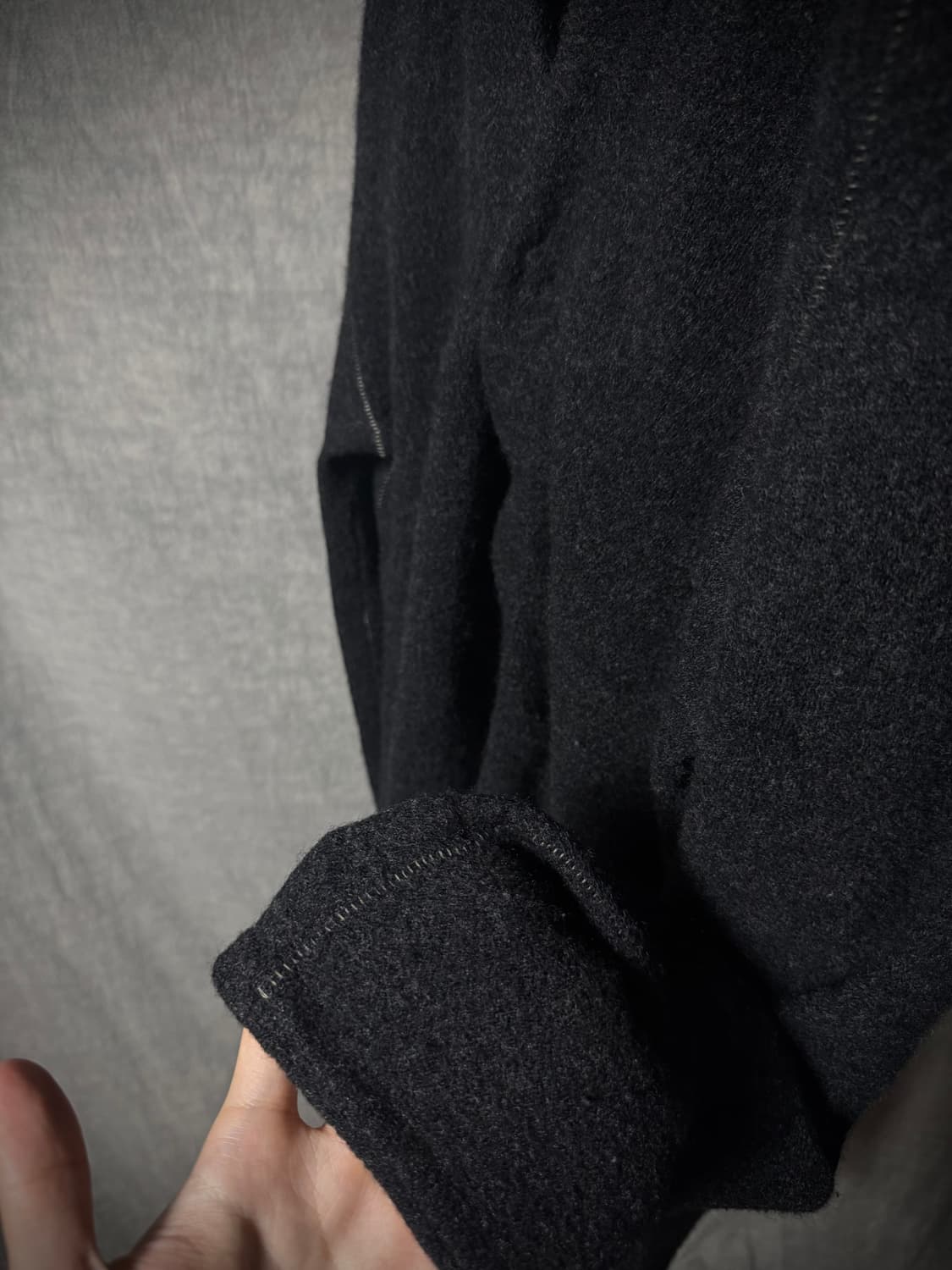 Klasica Hand-Sewn Wool Cardigan   상품이미지8