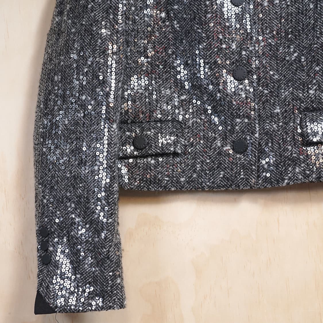 산드로 트위드 시퀸 자켓 상품이미지6