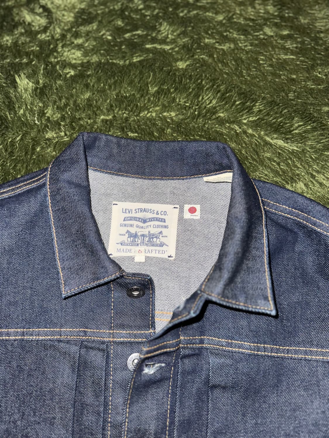 [M] 리바이스 Made & Crafted 재팬 패브릭 데님 트러커 상품이미지4