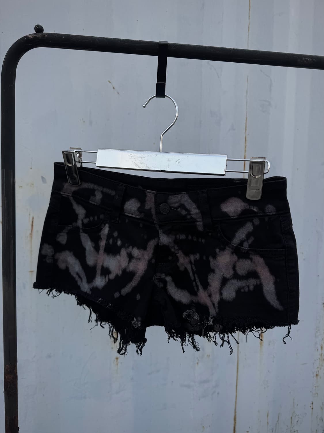 Black Tie-Dye Shorts 상품이미지4