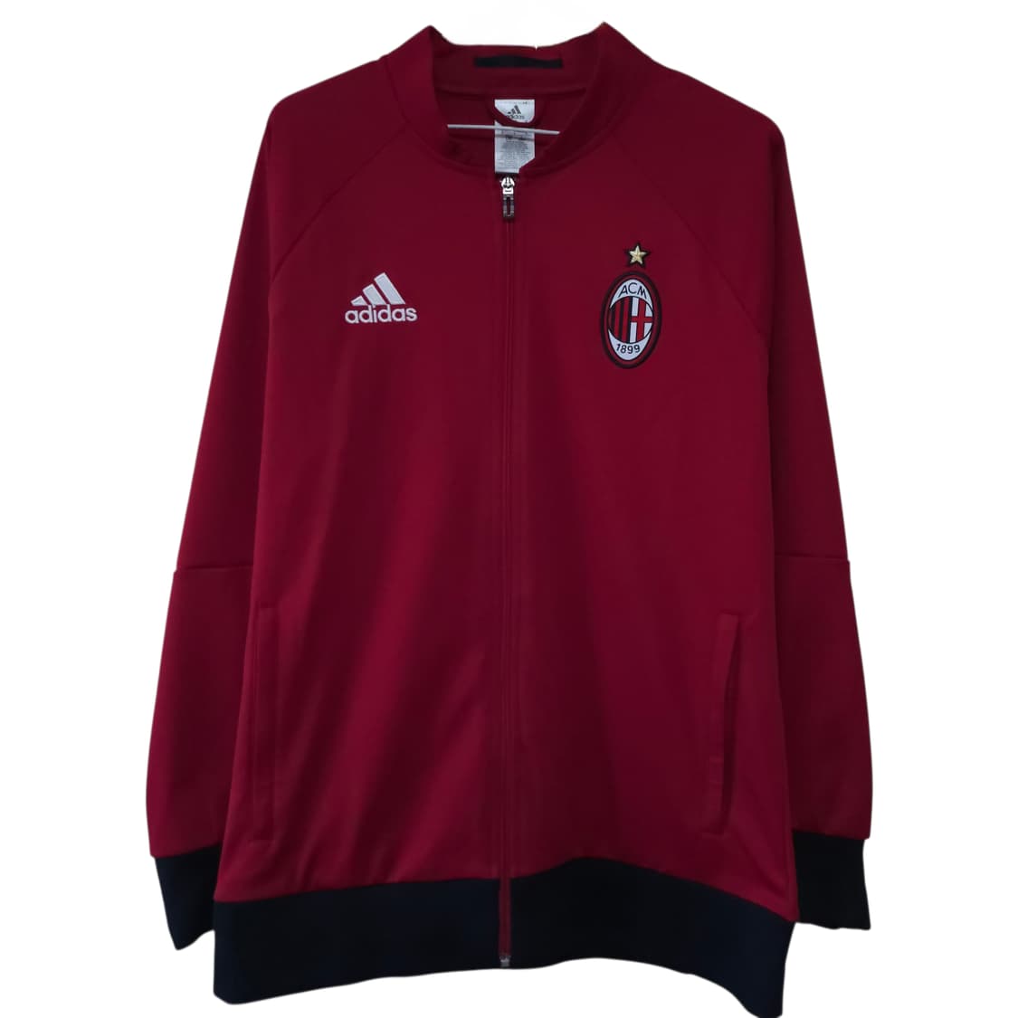 아디다스져지 AC밀란 트랙탑 100-105 버건디 와인 상품이미지1