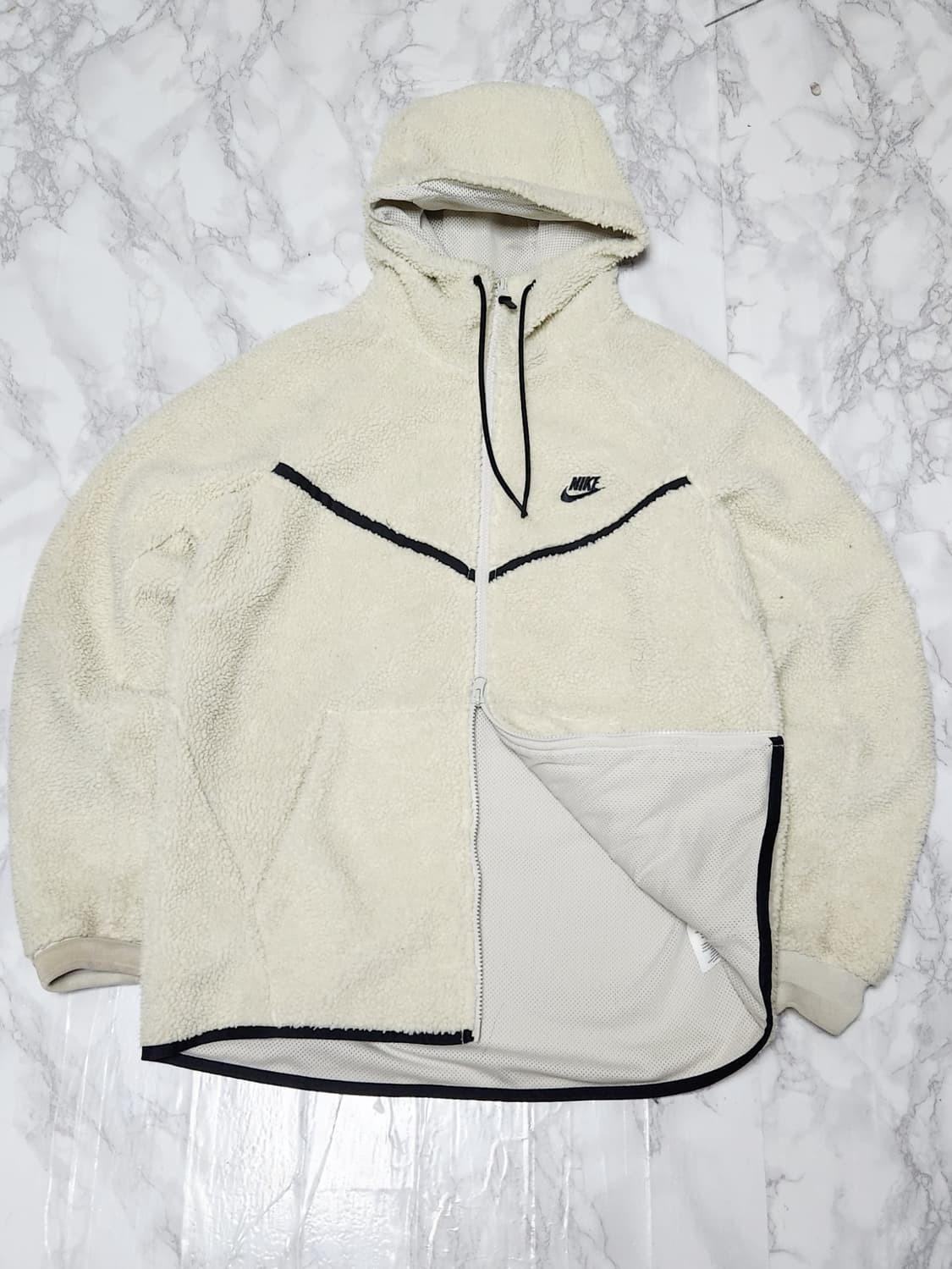 나이키 테크플리스 쉐르파 후드집업 자켓 상품이미지1