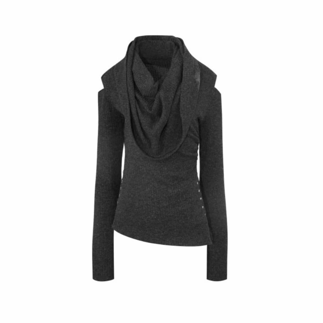 테스트매커니즘 오픈 숄더 니트 상품이미지5