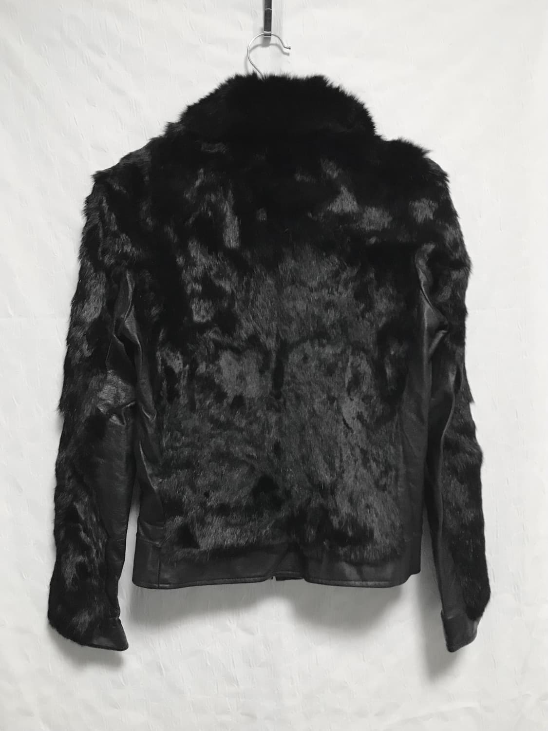 택포•빈티지 래빗퍼 양가죽 넥 버클 하이넥 레더 퍼자켓 상품이미지2