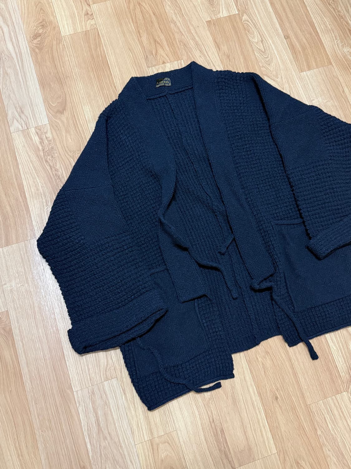 캐피탈 KAPITAL 울 와플 케사 가디건 상품이미지3