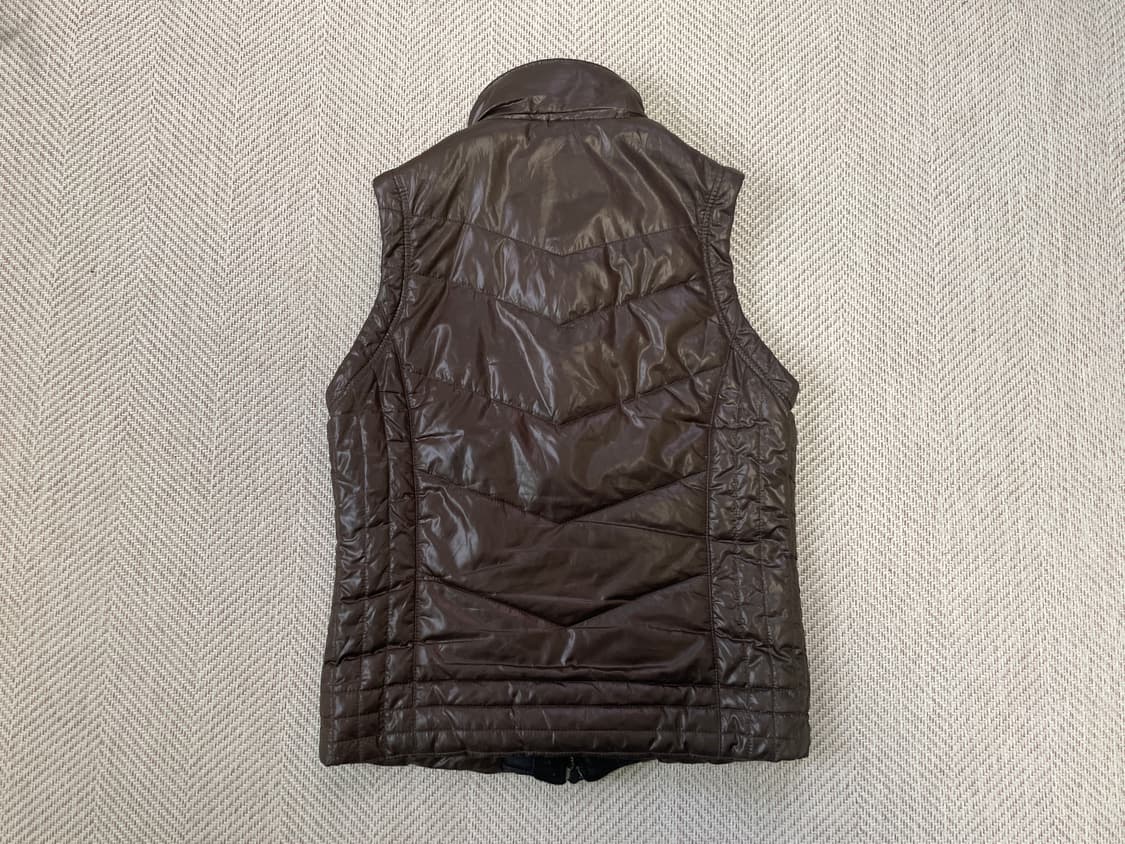 Hideway nicole  인서트 퀼팅 브라운 패딩 베스트 J03729 상품이미지6
