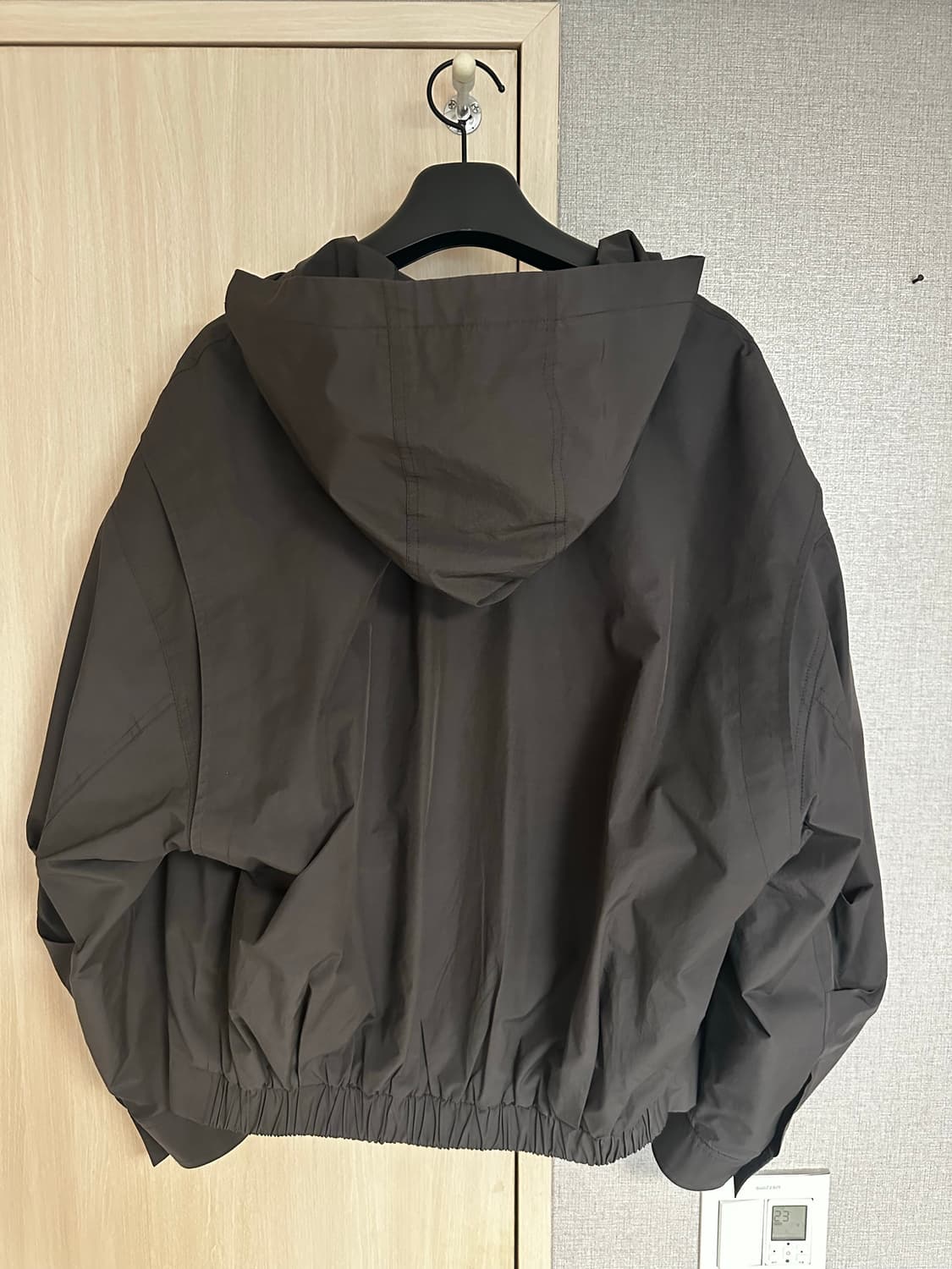 M) 아모멘토 코튼 나일론 볼륨 점퍼 차콜 상품이미지3