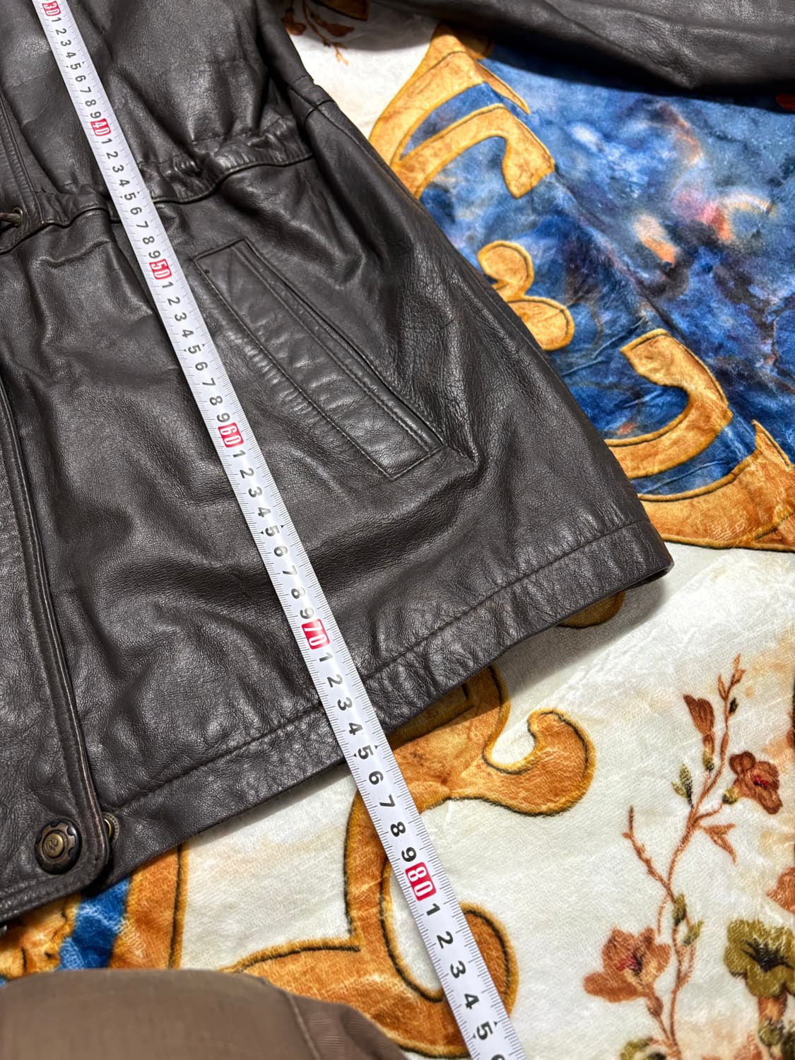 FAX 빈티지 쉽스킨 양가죽 롱자켓 상품이미지10