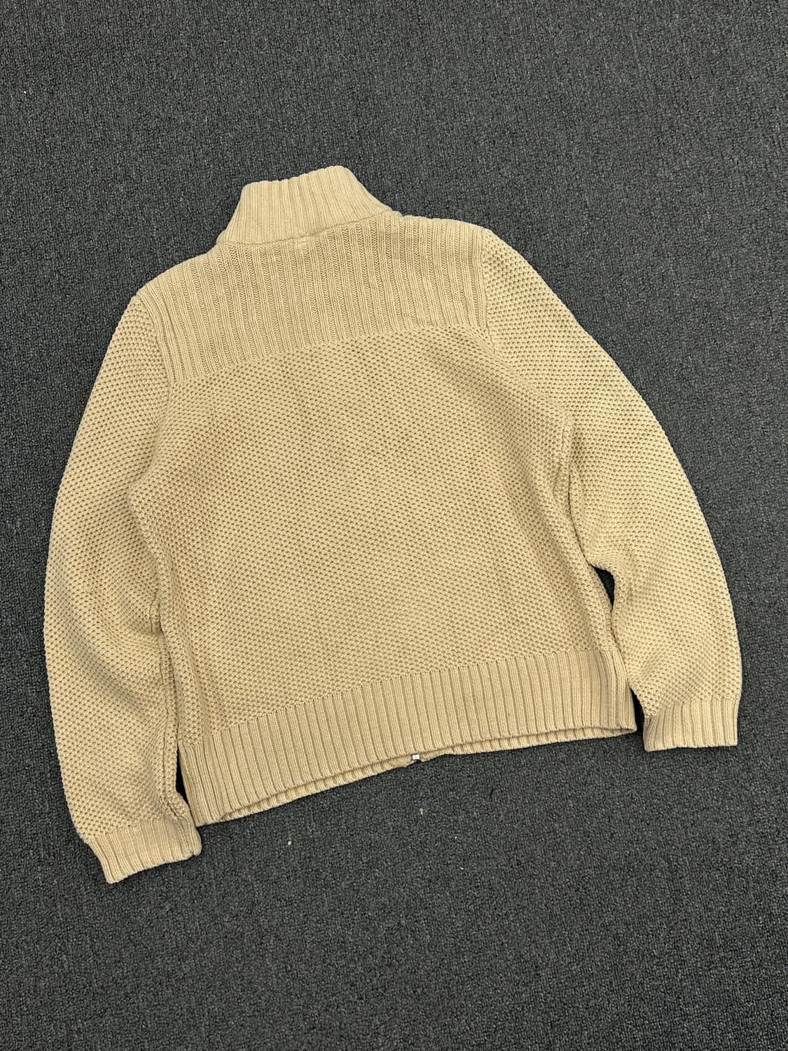 XL)Japanese vintage 유니클로 여성 와플 니트집업 가디건 상품이미지7