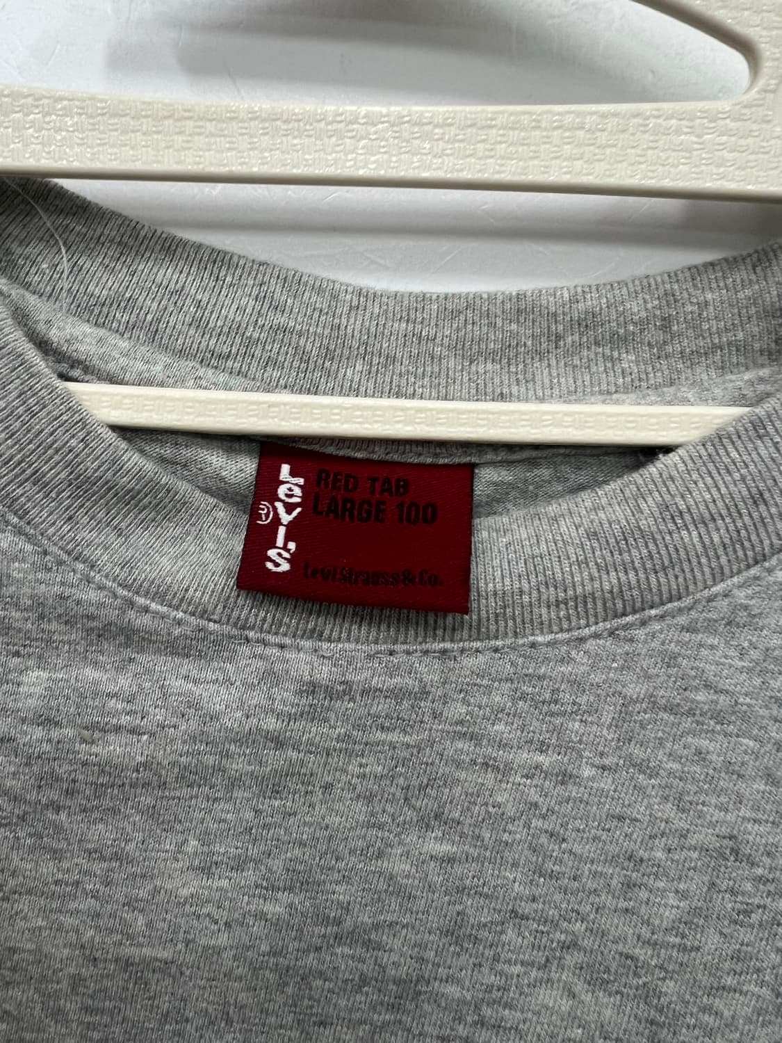 리바이스 회색 긴팔티  상품이미지2