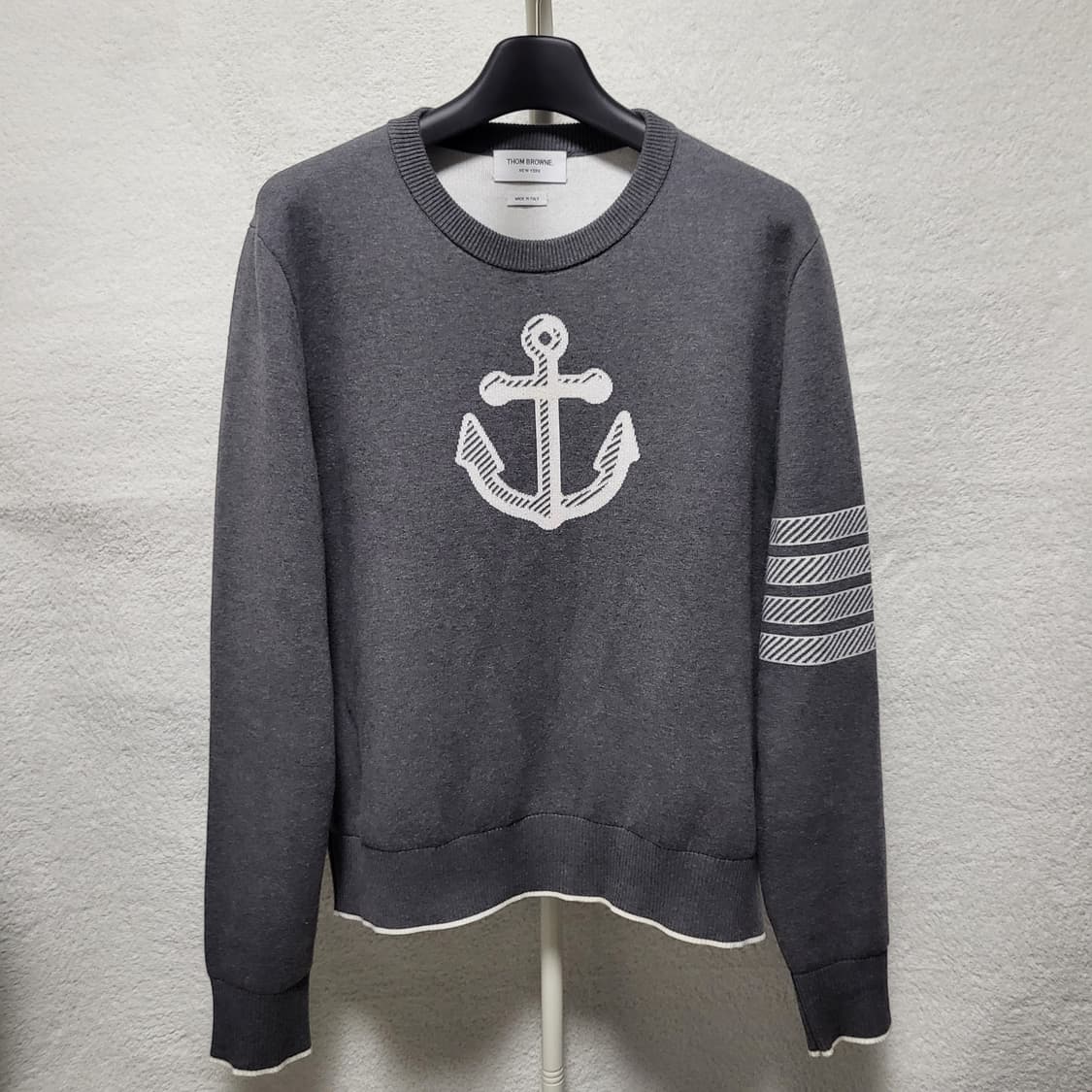 [신형/새상품급] 5 / 톰브라운 앵커 자카드 니트  상품이미지1