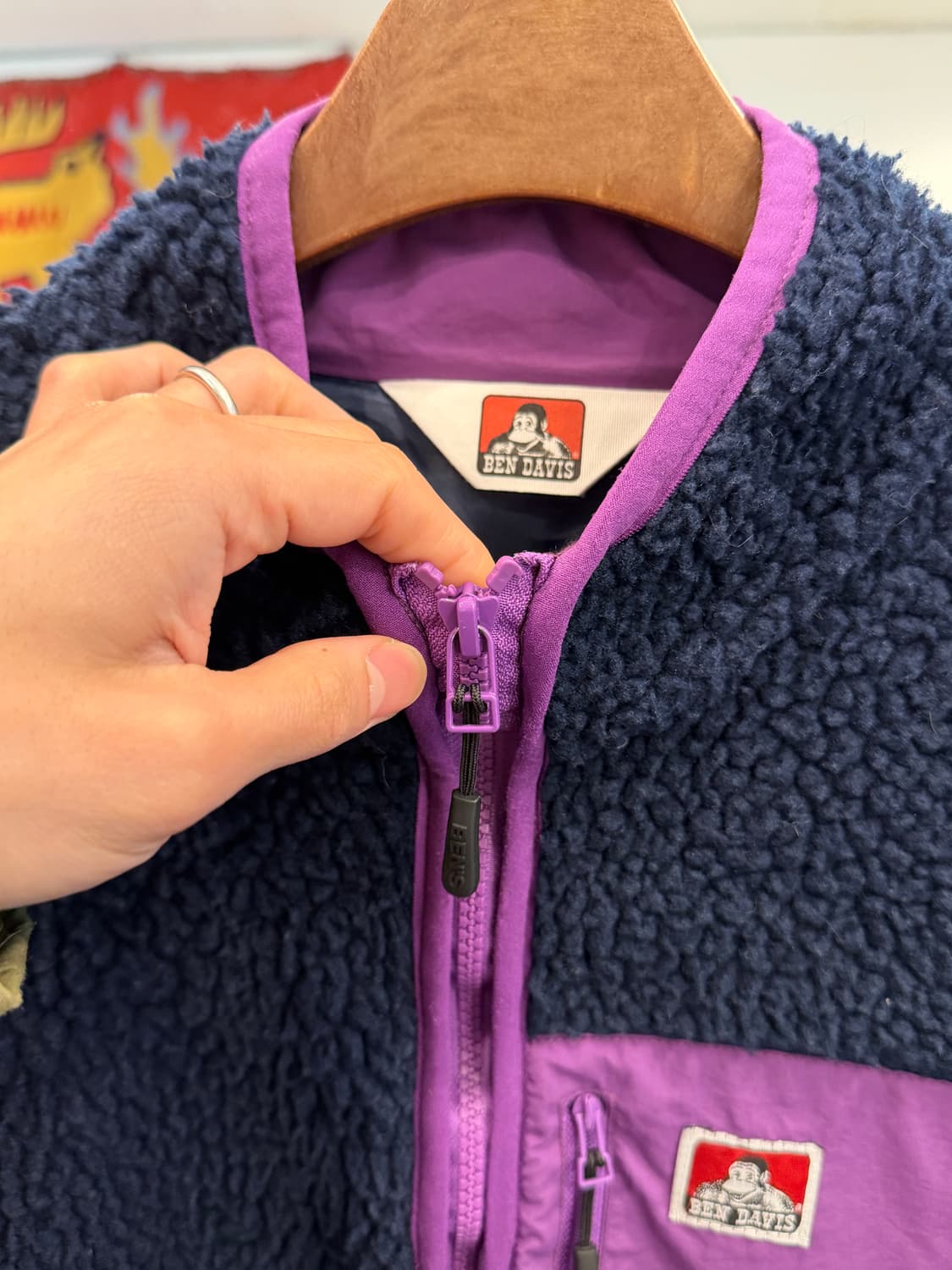 Ben Davis 벤데이비스 화이트 라벨 플리스 집업 자켓 상품이미지3