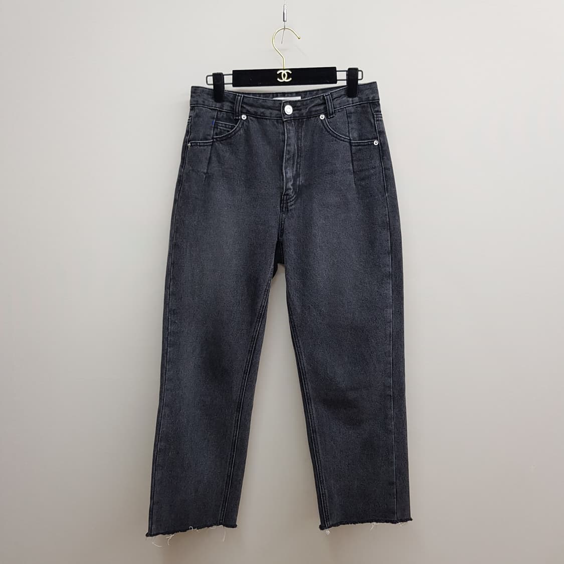 구호플러스 2022 컷오프 디테일 데님팬츠 2사이즈 상품이미지1